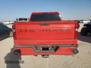2022 Chevrolet Silverado 1500 Custom with VIN 3GCPABEKXNG597100, listed as a Copart auction lot 43146645 with 28,763 mi miles and Salvage Title. Bid and sale history available at DreamBid. Image 6.