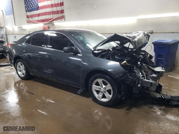 2015 Chevrolet Malibu LS with VIN 1G11A5SL2FF148669, listed as a Copart auction lot 48615975 with 248,202 mi miles and Salvage Title. Bid and sale history available at carsss.com. Image 4.