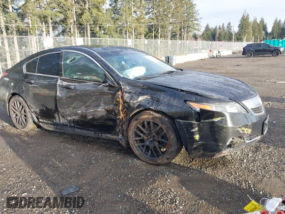 2013 Acura TL Technology z VIN 19UUA9F53DA005037, wystawiony jako IAAI lot #41799338 z przebiegiem 152 271 mil mil oraz . Historia ofert i sprzedaży dostępna na DreamBid. Obrazek 1.