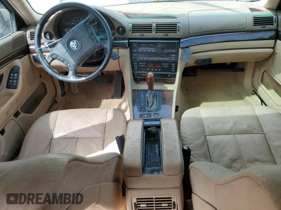 1998 BMW 7 Series 740il with VIN WBAGJ8323WDM24309, listed as a Copart auction lot 65705964 with 206,422 mi miles and Clean Title. Bid and sale history available at carsss.com. Image 8.