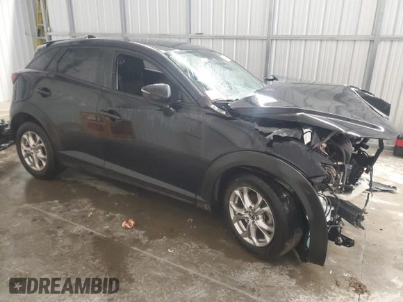2021 Mazda CX-3 Sport with VIN JM1DKDB79M1502972, listed as a Copart auction lot 44917055 with Not Provided miles and Salvage Title. Bid and sale history available at carsss.com. Image 4.