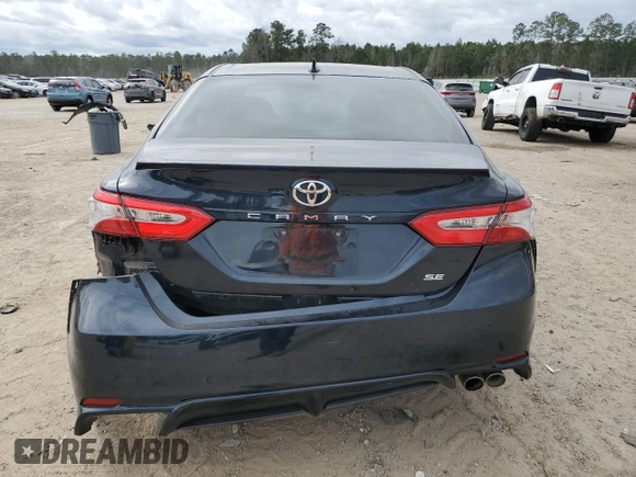 2020 Toyota Camry SE with VIN 4T1G11AK5LU893535, listed as a Copart auction lot 47683695 with 78,976 mi miles and Salvage Title. Bid and sale history available at carsss.com. Image 6.