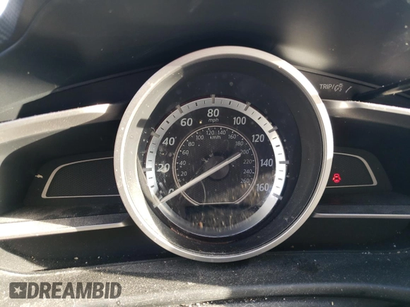 2015 Mazda 3 i SV with VIN JM1BM1T71F1242830, listed as a Copart auction lot 79832884 with Not Provided miles and Salvage Title. Bid and sale history available at DreamBid. Image 9.