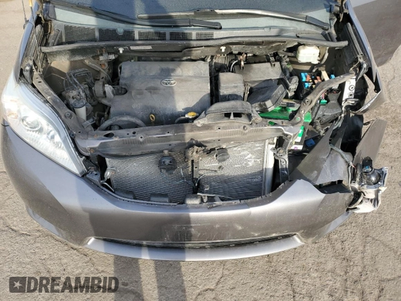 2014 Toyota Sienna LE AAS with VIN 5TDKK3DCXES421821, listed as a Copart auction lot 43223295 with 163,575 mi miles and Non Repairable. Bid and sale history available at carsss.com. Image 12.
