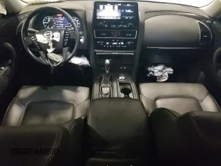 2022 Nissan Armada SV with VIN JN8AY2AD3N9675519, listed as a Copart auction lot 88018885 with 75,802 mi miles and Salvage Title. Bid and sale history available at carsss.com. Image 8.