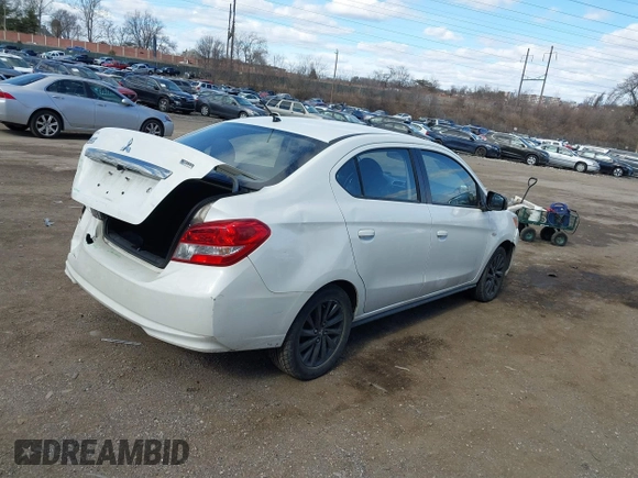2020 Mitsubishi Mirage SE with VIN ML32F4FJ8LHF04368, listed as a IAAI auction lot 41695505 with 52,431 mi miles and . Bid and sale history available at DreamBid. Image 4.
