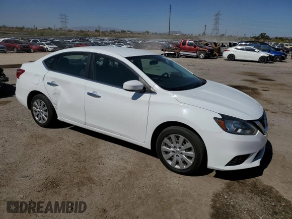 2017 Nissan Sentra S with VIN 3N1AB7AP1HY395569, listed as a Copart auction lot 53521285 with 66,254 mi miles and Salvage Title. Bid and sale history available at DreamBid. Image 4.