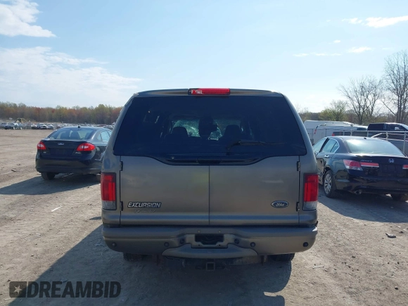 2004 Ford Excursion Limited with VIN 1FMNU43S44EA06760, listed as a IAAI auction lot 42096523 with 97,144 mi miles and . Bid and sale history available at DreamBid. Image 16.