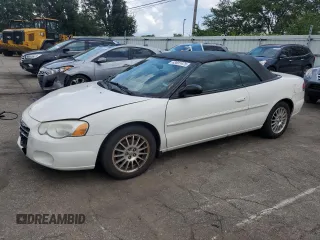 2004 Chrysler Sebring LXi with VIN 1C3EL55R94N276546, listed as a Copart auction lot 63691475 with 122,628 mi miles and Salvage title. Bid and sale history available at DreamBid. Image 1.