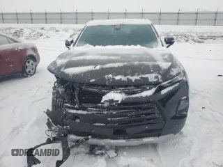 2022 Chevrolet Blazer LT z VIN 3GNKBJR49NS174025, wystawiony jako Copart lot #88079315 z przebiegiem 34 388 mil mil oraz Szkoda całkowita • Salvage title. Historia ofert i sprzedaży dostępna na DreamBid. Obrazek 5.