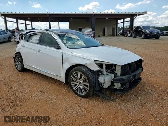2016 Kia Cadenza Premium with VIN KNALN4D76G5208827, listed as a Copart auction lot 70518144 with 94,221 mi miles and Salvage Title. Bid and sale history available at carsss.com. Image 10.