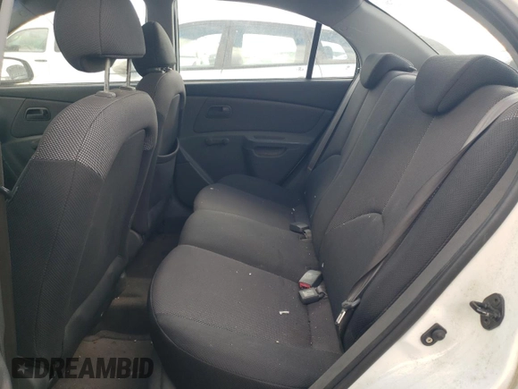 2007 Kia Rio LX with VIN KNADE123976187291, listed as a Copart auction lot 74561344 with 166,583 mi miles and Salvage Title. Bid and sale history available at carsss.com. Image 10.