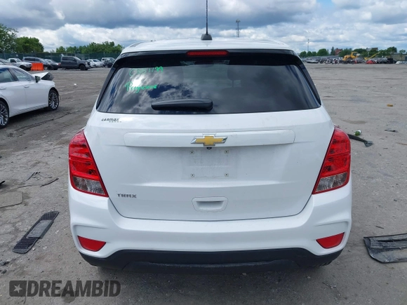 2021 Chevrolet Trax LS with VIN KL7CJKSB8MB302437, listed as a IAAI auction lot 42340173 with 26,159 mi miles and . Bid and sale history available at DreamBid. Image 16.