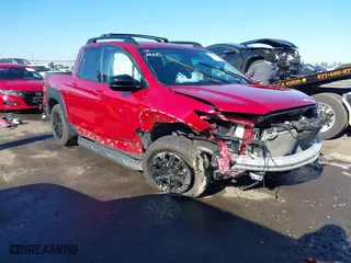 2021 Honda Ridgeline Sport with VIN 5FPYK3F10MB001758, listed as a IAAI auction lot 41397629 with 46,572 mi miles. Bid and sale history available at carsss.com. Image 1.