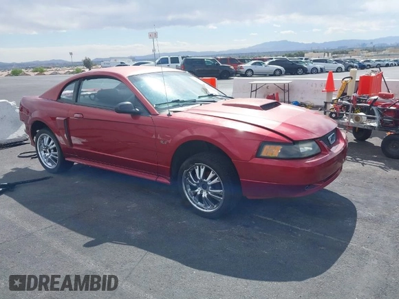 2003 Ford Mustang GT Deluxe with VIN 1FAFP42X43F363173, listed as a IAAI auction lot 42086161 with 103,828 mi miles. Bid and sale history available at carsss.com. Image 1.