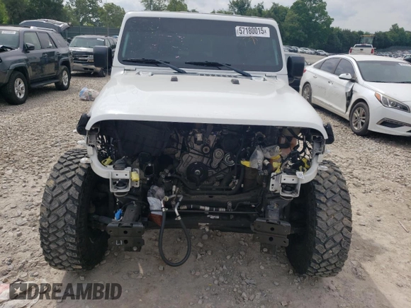 2021 Jeep Wrangler Unlimited Sport S с VIN 1C4HJXDN8MW678979, выставлен на аукционе Copart как лот 57180015 с пробегом 43 335 миль миль и Списание • Salvage title. История ставок и продаж доступна на DreamBid. Изображение 5.