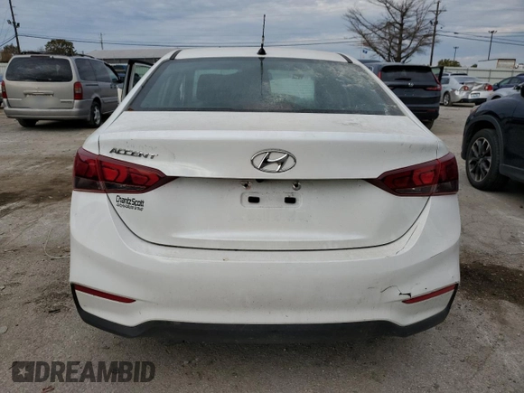 2022 Hyundai Accent SEL with VIN 3KPC24A64NE165646, listed as a Copart auction lot 73515173 with 19,825 mi miles. Bid and sale history available at carsss.com. Image 6.