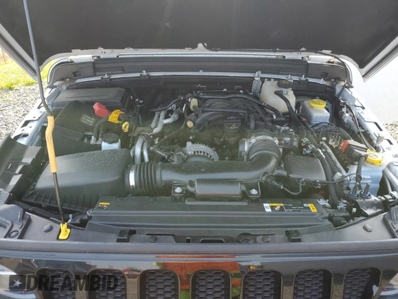2021 Jeep Wrangler Unlimited 80th Anniversary z VIN 1C4HJXDG4MW794519, wystawiony jako Copart lot #60116105 z przebiegiem 25 708 mil mil oraz Szkoda całkowita • Salvage title. Historia ofert i sprzedaży dostępna na DreamBid. Obrazek 12.