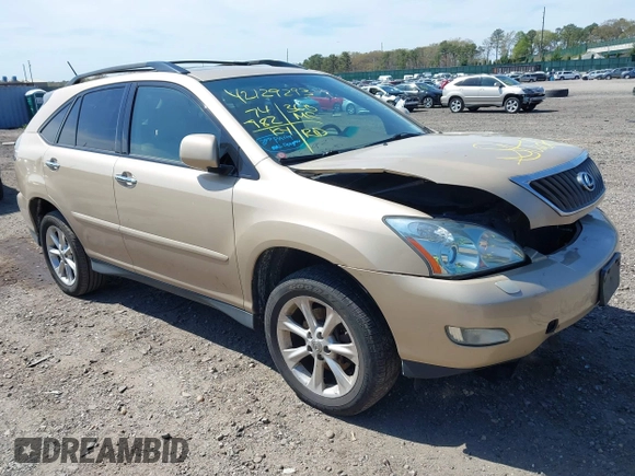 2009 Lexus RX 350 with VIN 2T2HK31U19C106522, listed as a IAAI auction lot 42129293 with 74,782 mi miles and . Bid and sale history available at DreamBid. Image 1.