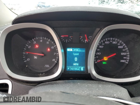 2017 Chevrolet Equinox LT with VIN 2GNFLFEK8H6123781, listed as a Copart auction lot 45032565 with 162,120 mi miles and Non Repairable. Bid and sale history available at DreamBid. Image 9.