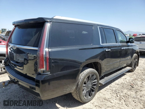 2015 Cadillac Escalade ESV Platinum z VIN 1GYS4UKJ4FR596321, wystawiony jako Copart lot #54002615 z przebiegiem 235 757 mil mil oraz Czysty tytuł • Clean title. Historia ofert i sprzedaży dostępna na DreamBid. Obrazek 3.