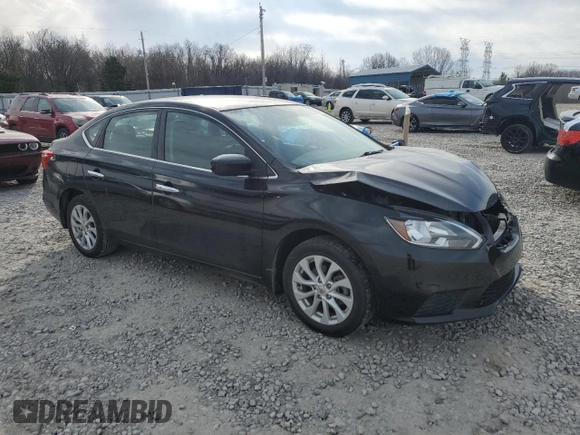 2019 Nissan Sentra SV with VIN 3N1AB7APXKY240784, listed as a Copart auction lot 47480225 with 71,211 mi miles and Salvage Title. Bid and sale history available at DreamBid. Image 4.