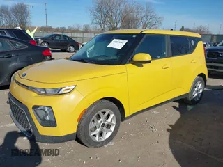 2020 Kia Soul LX with VIN KNDJ23AU5L7101306, listed as a IAAI auction lot 41855061 with 75,714 mi miles. Bid and sale history available at carsss.com. Image 2.