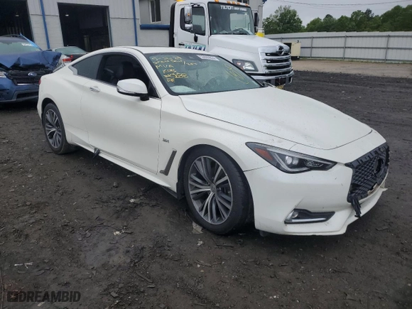 2019 Infiniti Q60 3.0t LUXE with VIN JN1EV7EL9KM290188, listed as a Copart auction lot 53693624 with 0 mi miles and Salvage Title. Bid and sale history available at carsss.com. Image 4.
