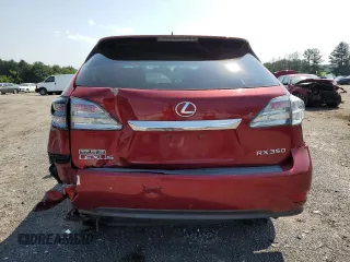 2010 Lexus RX 350 with VIN 2T2BK1BA6AC077960, listed as a Copart auction lot 60544575 with 235,554 mi miles and Salvage title. Bid and sale history available at DreamBid. Image 6.