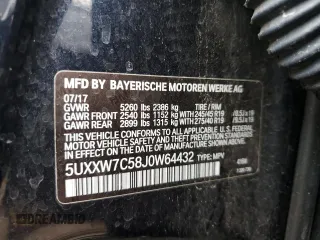 2018 BMW X4 M40i with VIN 5UXXW7C58J0W64432, listed as a Copart auction lot 46242344 with 74,344 mi miles. Bid and sale history available at carsss.com. Image 15.