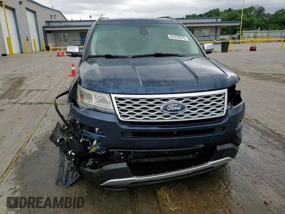 2017 Ford Explorer Platinum with VIN 1FM5K8HT4HGA97313, listed as a Copart auction lot 61678415 with 137,405 mi miles and Salvage title. Bid and sale history available at DreamBid. Image 15.