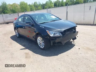 2015 Buick LaCrosse Leather with VIN 1G4GB5G39FF328413, listed as a IAAI auction lot 42017077 with 57,633 mi miles. Bid and sale history available at carsss.com. Image 1.