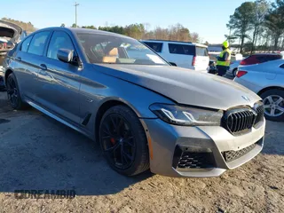 2023 BMW 5 Series 530e with VIN WBA13AG00PCM16532, listed as a IAAI auction lot 41195273 with 21,335 mi miles and . Bid and sale history available at DreamBid. Image 1.