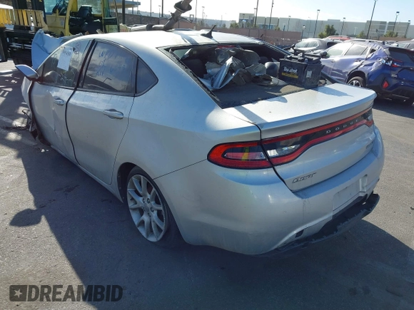 2013 Dodge Dart SXT with VIN 1C3CDFBA0DD268432, listed as a IAAI auction lot 39954580 with 1 mi miles. Bid and sale history available at carsss.com. Image 3.