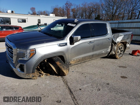 2021 GMC Sierra 1500 SLT z VIN 3GTU9DED7MG359633, wystawiony jako Copart lot #81780304 z przebiegiem 91 379 mil mil oraz Szkoda całkowita • Salvage title. Historia ofert i sprzedaży dostępna na DreamBid. Obrazek 1.