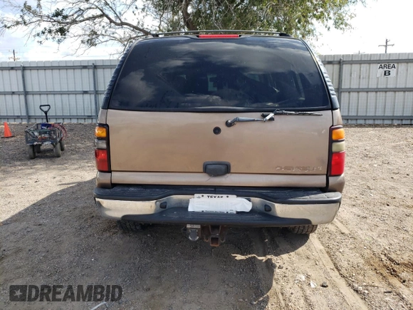 2004 Chevrolet Tahoe LS with VIN 1GNEC13V14R235560, listed as a Copart auction lot 69756403 with 0 mi miles and Salvage Title. Bid and sale history available at carsss.com. Image 6.