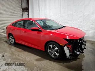 2020 Honda Civic LX with VIN 2HGFC2F60LH520029, listed as a Copart auction lot 46034735 with 93,930 mi miles and Clean Title. Bid and sale history available at DreamBid. Image 4.