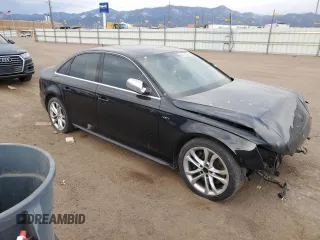 2013 Audi S4 Premium Plus z VIN WAUBGAFL6DA129983, wystawiony jako Copart lot #49119585 z przebiegiem Nie podano mil oraz Szkoda całkowita • Salvage title. Historia ofert i sprzedaży dostępna na DreamBid. Obrazek 4.