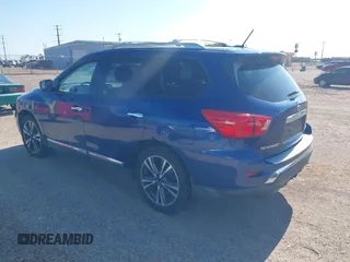 2017 Nissan Pathfinder Platinum with VIN 5N1DR2MN7HC682843, listed as a IAAI auction lot 42668614 with 86,880 mi miles and . Bid and sale history available at DreamBid. Image 3.