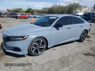 2021 Honda Accord Sport with VIN 1HGCV2F33MA002385, listed as a Copart auction lot 60171045 with 31,070 mi miles and Salvage title. Bid and sale history available at DreamBid. Image 1.