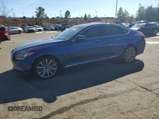 2017 Genesis G80 Ultimate with VIN KMHGN4JF7HU181009, listed as a Copart auction lot 47967285 with Not Provided miles and Salvage Title. Bid and sale history available at DreamBid. Image 1.