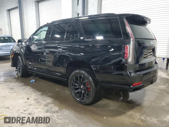 2024 Cadillac Escalade 4WD Sport with VIN 1GYS4FKL4RR310968, listed as a Copart auction lot 48261475 with 5,389 mi miles and Salvage title. Bid and sale history available at DreamBid. Image 2.