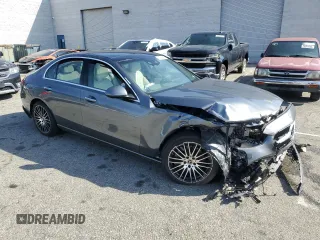 2025 Mercedes-Benz C 300 with VIN W1KAF4GB7SR251684, listed as a Copart auction lot 42448325 with Not Provided miles and Salvage Title. Bid and sale history available at DreamBid. Image 4.