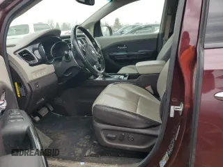 2016 Kia Sedona SX-L with VIN KNDME5C19G6138311, listed as a Copart auction lot 49214375 with 68,500 mi miles and Salvage Title. Bid and sale history available at carsss.com. Image 7.