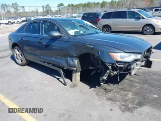 2014 Audi A6 2.0T Premium Plus with VIN WAUGFAFC2EN038678, listed as a IAAI auction lot 41705959 with 163,748 mi miles. Bid and sale history available at carsss.com. Image 1.