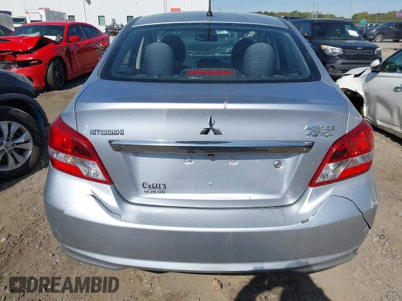 2017 Mitsubishi Mirage G4 ES with VIN ML32F3FJ4HHF17183, listed as a IAAI auction lot 41930364 with 96,001 mi miles. Bid and sale history available at carsss.com. Image 17.