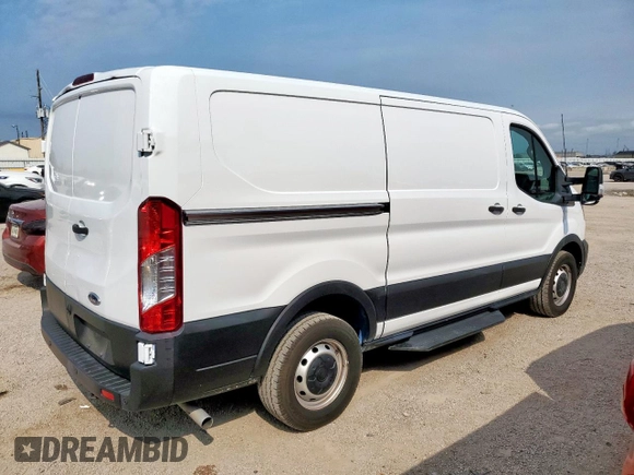 2020 Ford Transit Cargo with VIN 1FTBR1Y86LKB56275, listed as a Copart auction lot 55617175 with 122,116 mi miles and Clean title. Bid and sale history available at DreamBid. Image 3.