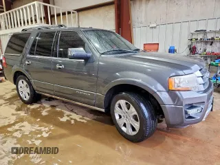 2015 Ford Expedition Platinum with VIN 1FMJU1MT7FEF22120, listed as a Copart auction lot 60683575 with 178,335 mi miles and Clean title. Bid and sale history available at DreamBid. Image 4.