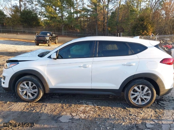 2021 Hyundai Tucson SE with VIN KM8J23A47MU302106, listed as a IAAI auction lot 41433472 with NaN miles. Bid and sale history available at carsss.com. Image 14.