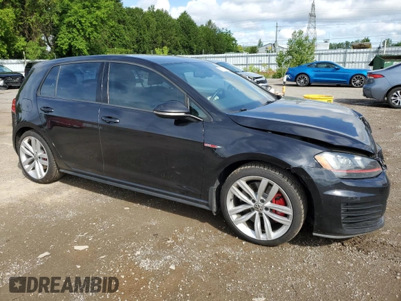 2015 Volkswagen Golf GTI Autobahn w/Performance Pkg with VIN 3VW447AUXFM097985, listed as a Copart auction lot 56758804 with 187,493 mi miles. Bid and sale history available at carsss.com. Image 4.